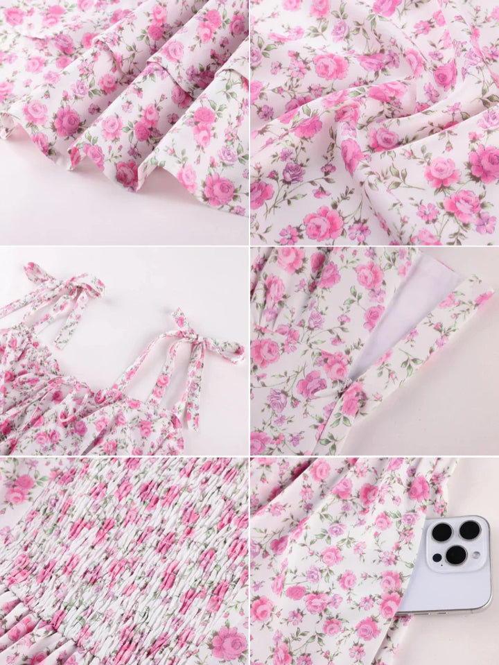 MIREILLE™ - Ditsy Floral Fitted Dress