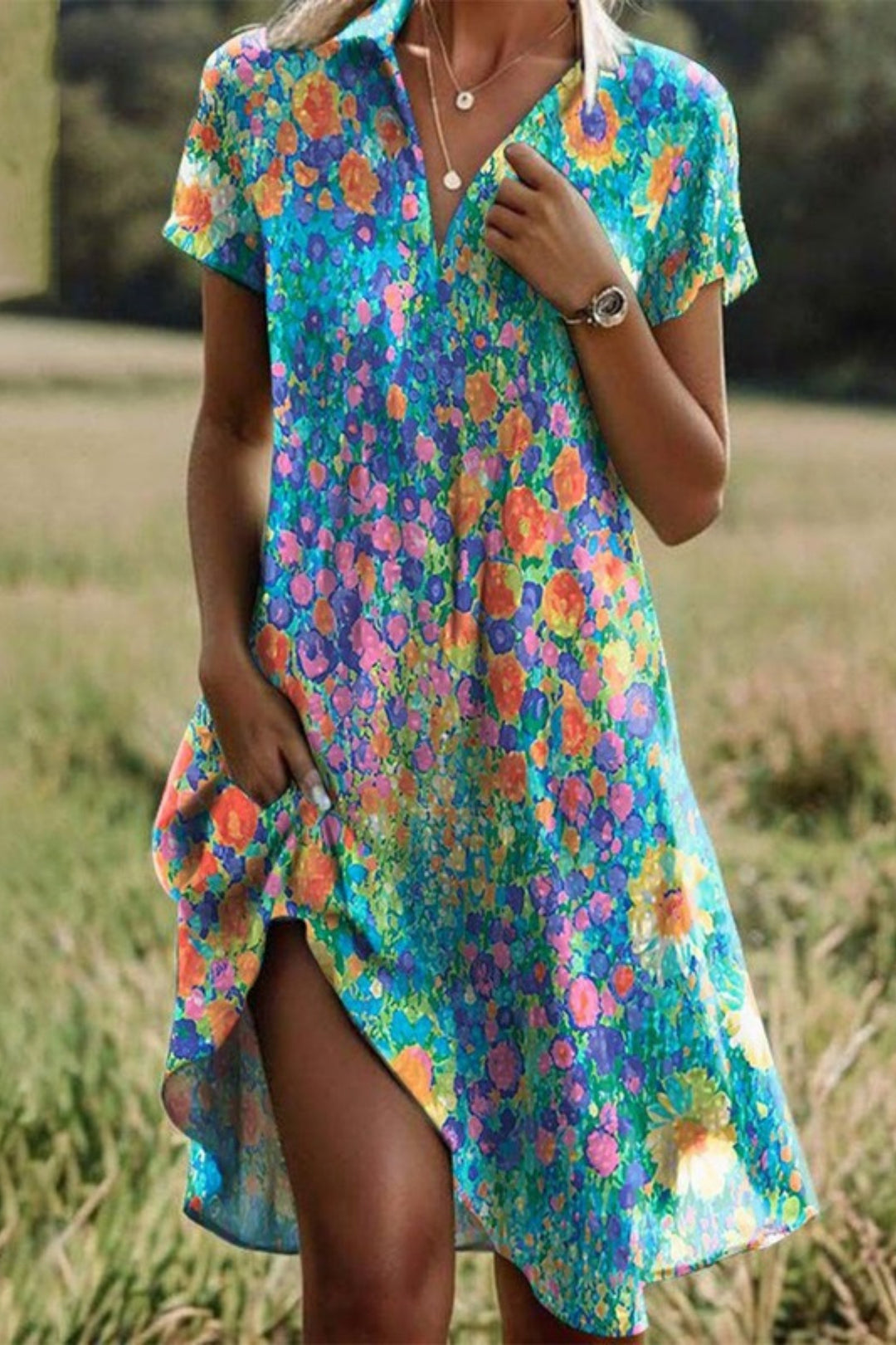 SERENA dress Blue