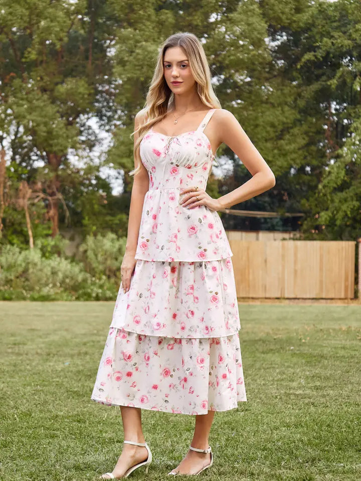 YVETTE™ - Summer Night Floral Wedding Dress
