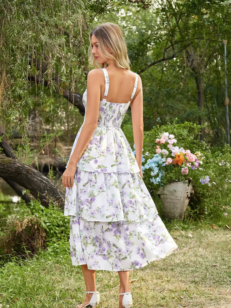 YVETTE™ - Summer Night Floral Wedding Dress