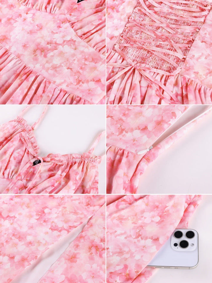 SUZANNE™ - Summer Slit Floral Dress