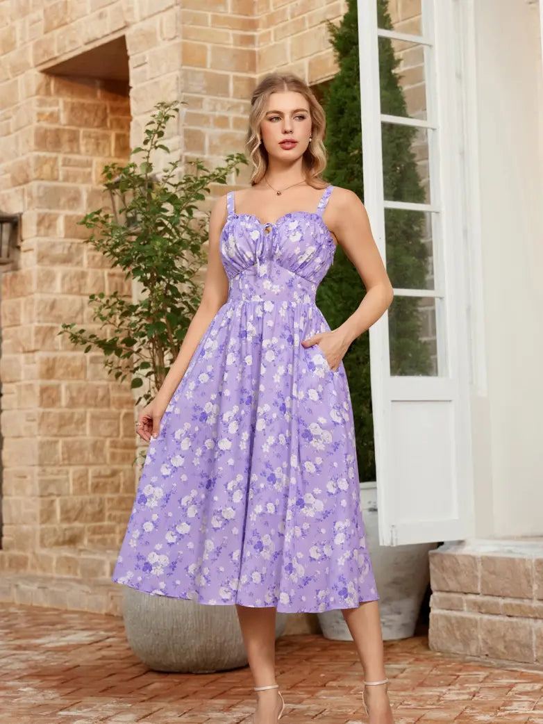 SOLANGE™ - Sweetheart Floral Wedding Dress