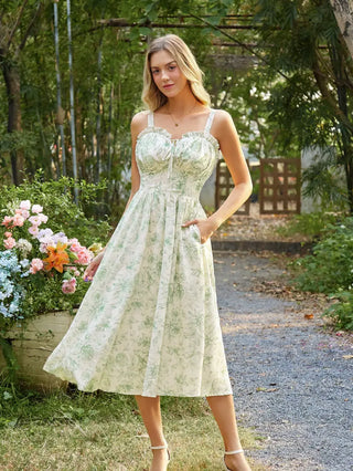 SOLANGE™ - Sweetheart Floral Wedding Dress