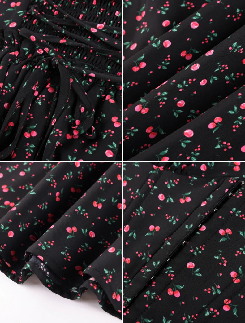 ROSELINE™ - Victorian Floral Corset Dress