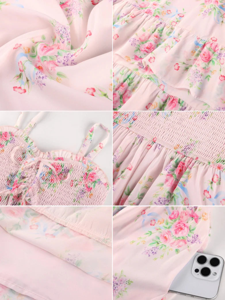 EMELINE™ - Renaissance Chiffon Pocket Dress