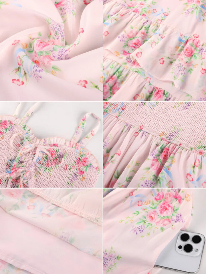 EMELINE™ - Renaissance Chiffon Pocket Dress