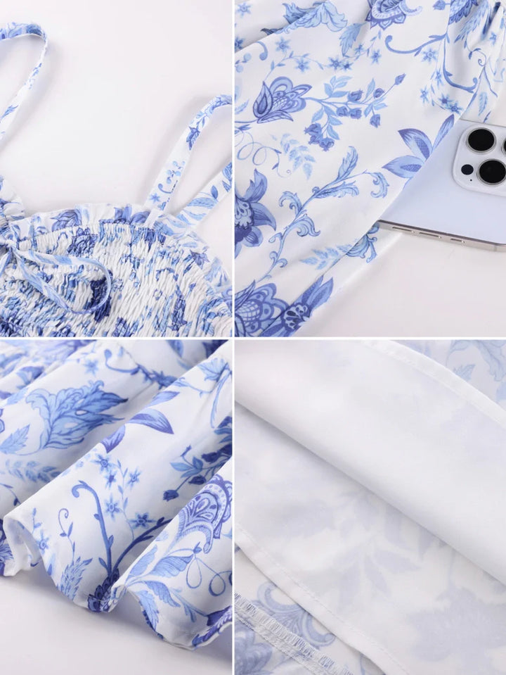 EMELINE™ - Renaissance Chiffon Pocket Dress