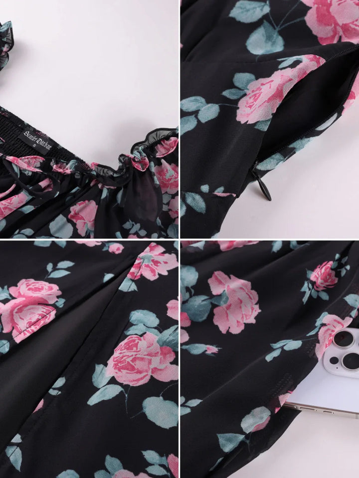 CLARISSE™ - Garden Tea Party Floral Dress