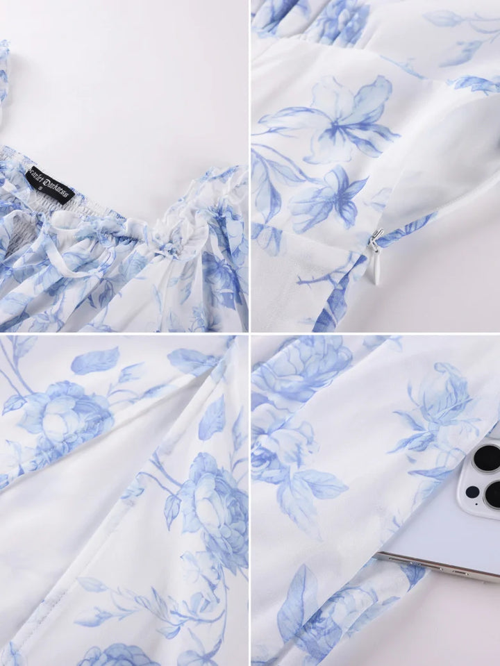 CLARISSE™ - Garden Tea Party Floral Dress