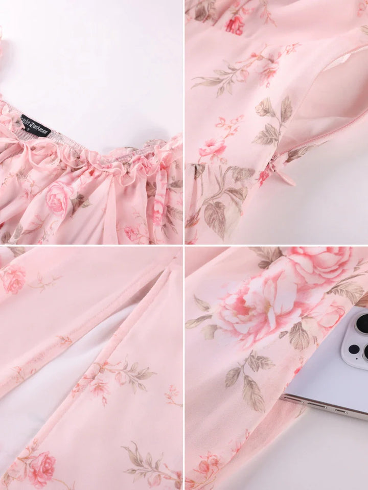 CLARISSE™ - Garden Tea Party Floral Dress