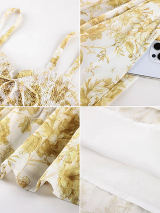 EMELINE™ - Renaissance Chiffon Pocket Dress