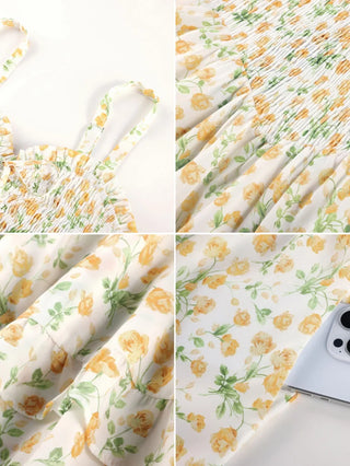 FABIENNE™ - Spring Tea Party Milkmaid Dress