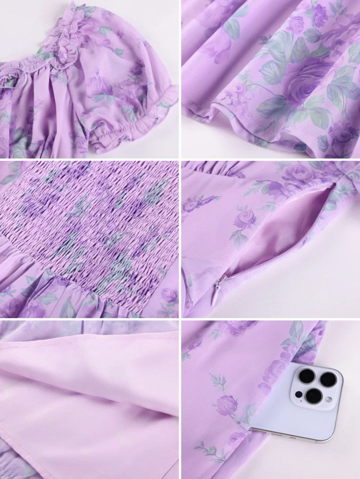 CLARISSE™ - Garden Tea Party Floral Dress