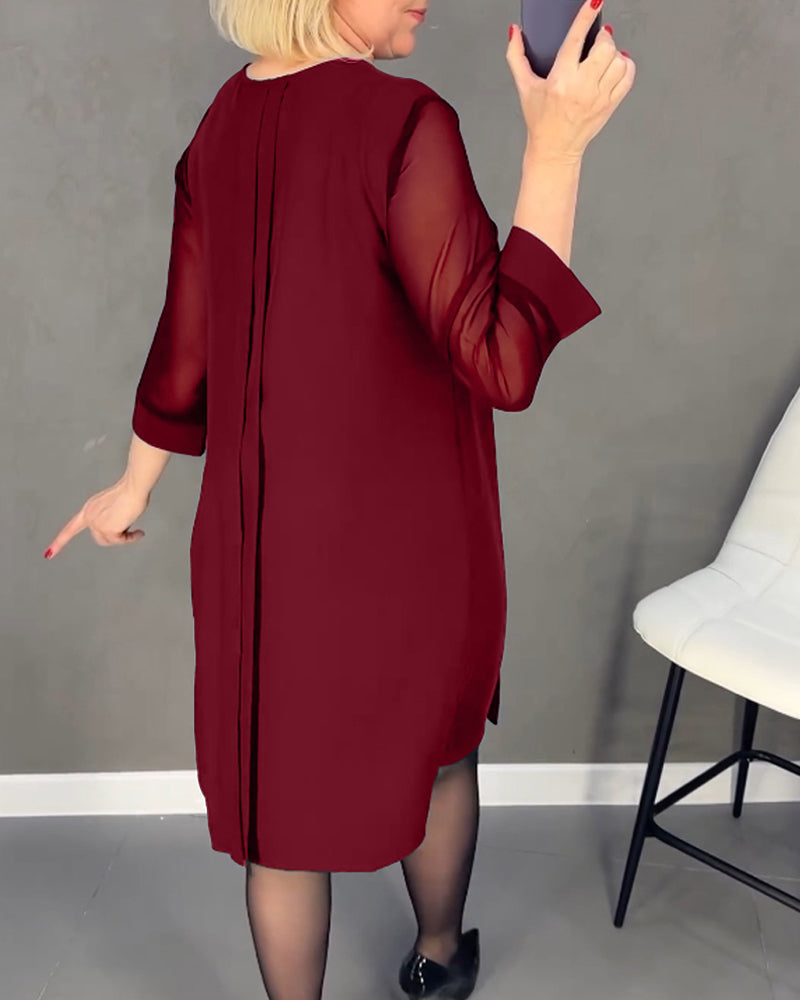 MARGOT™ - Elegant Pleated Dress