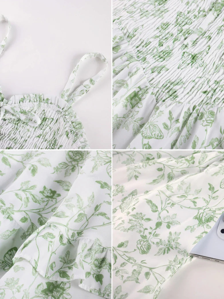 FABIENNE™ - Spring Tea Party Milkmaid Dress