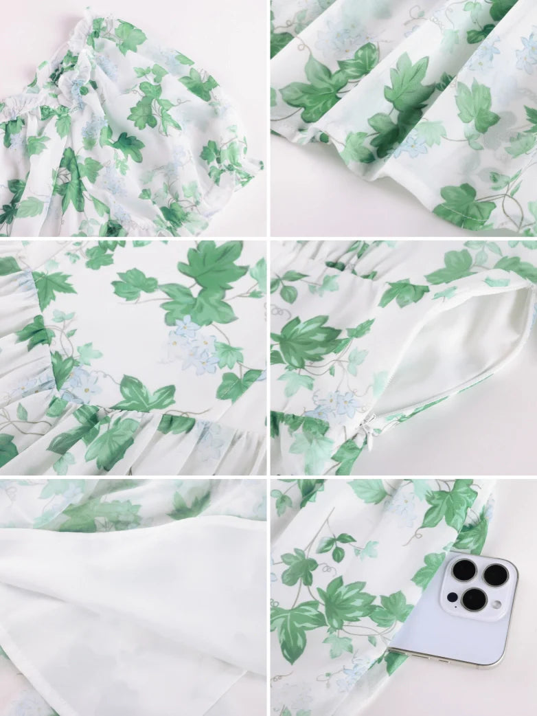 CLARISSE™ - Garden Tea Party Floral Dress