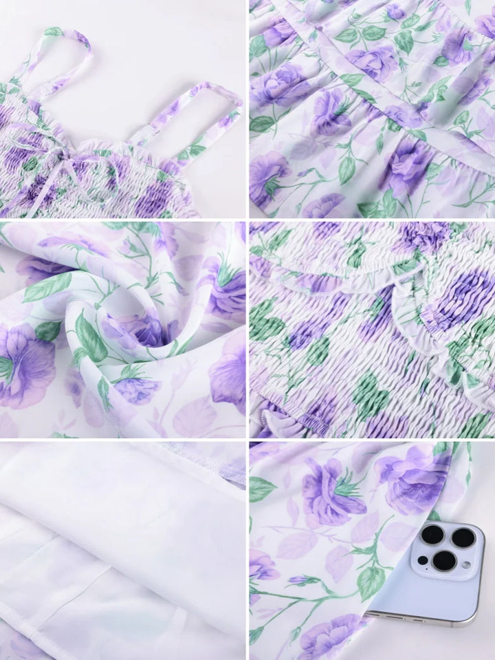 EMELINE™ - Renaissance Chiffon Pocket Dress