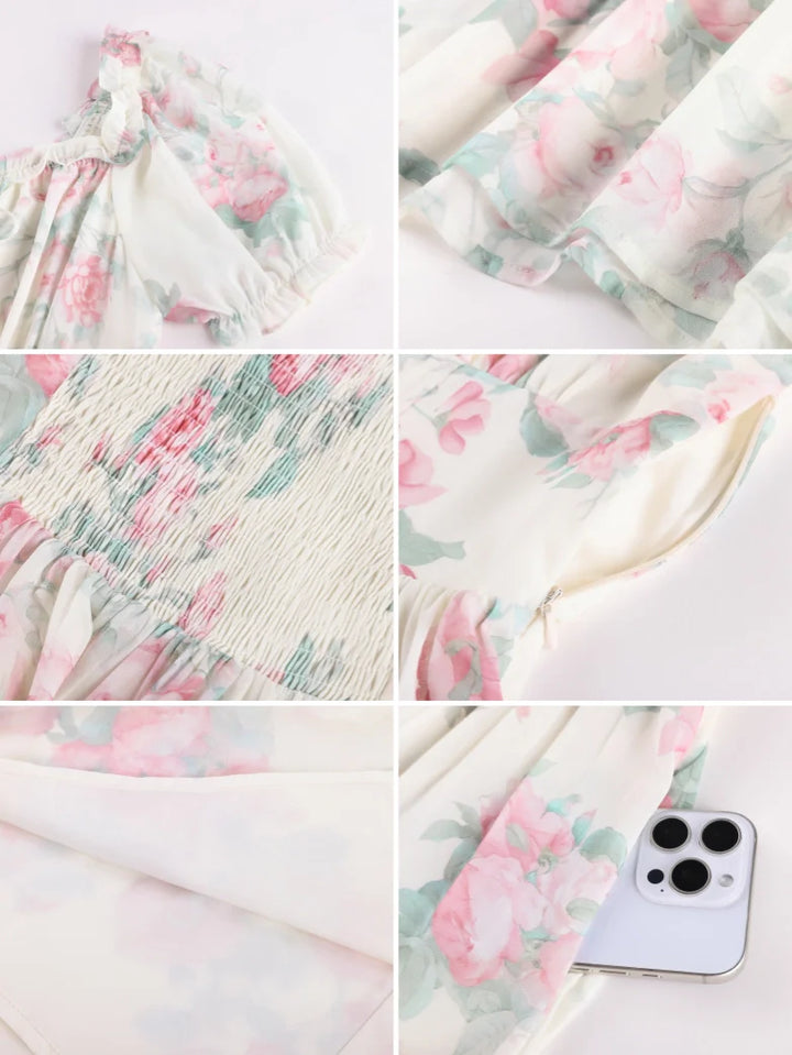 CLARISSE™ - Garden Tea Party Floral Dress