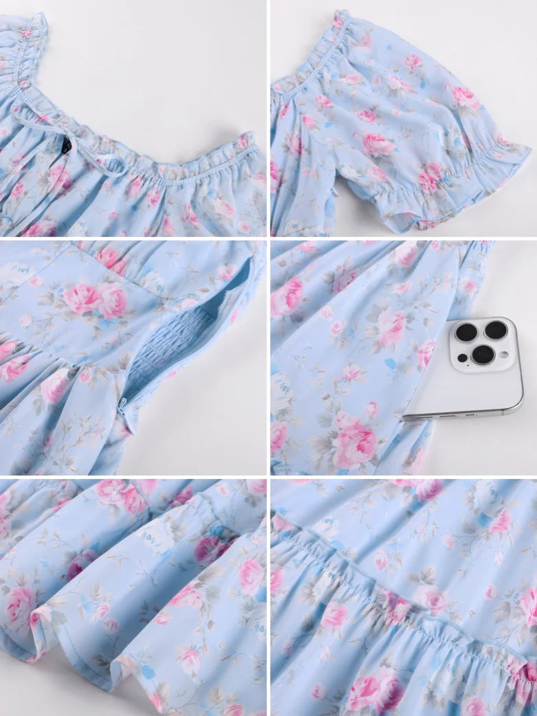 PASCALE™ - Victorian Summer Floral Dress