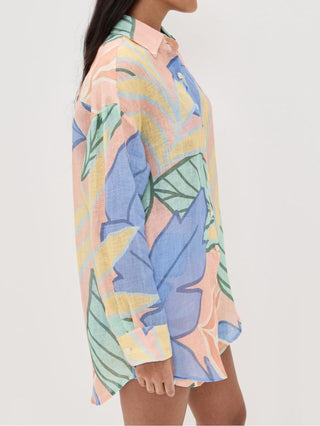 Lavinia™ - Tropical Leaf Printed Short Set