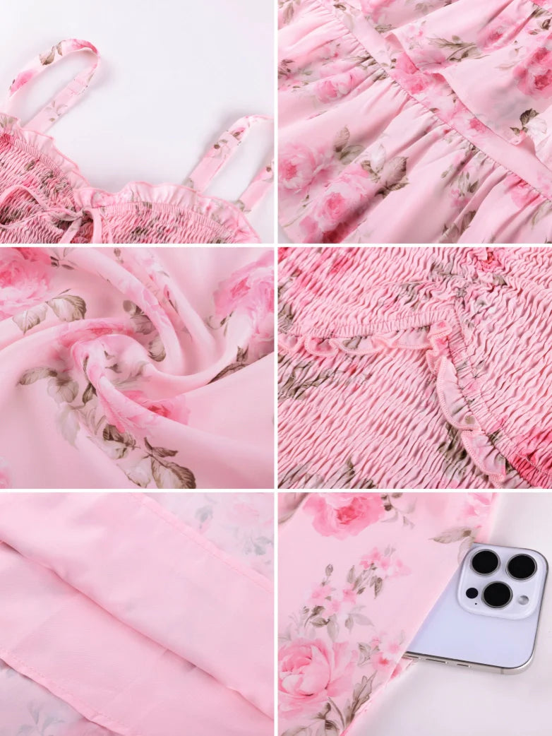 EMELINE™ - Renaissance Chiffon Pocket Dress