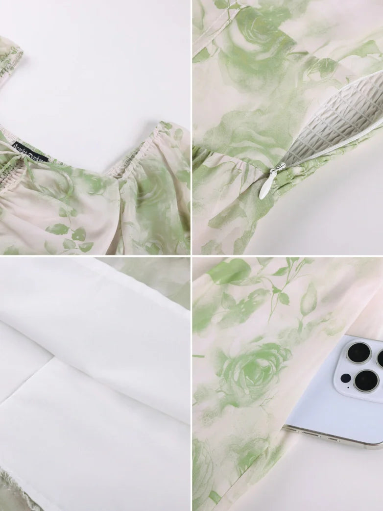 SEVERINE™ - Off-Shoulder Floral Pocket Sundress