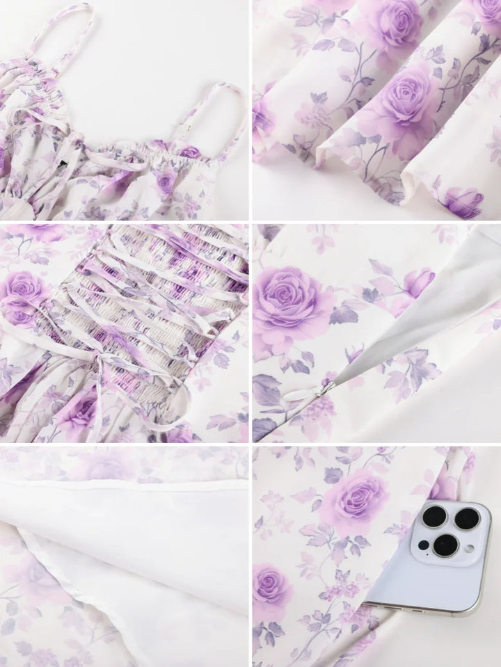 CORINNE™ - Floral Wedding Guest Dress