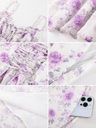 SUZANNE™ - Summer Slit Floral Dress