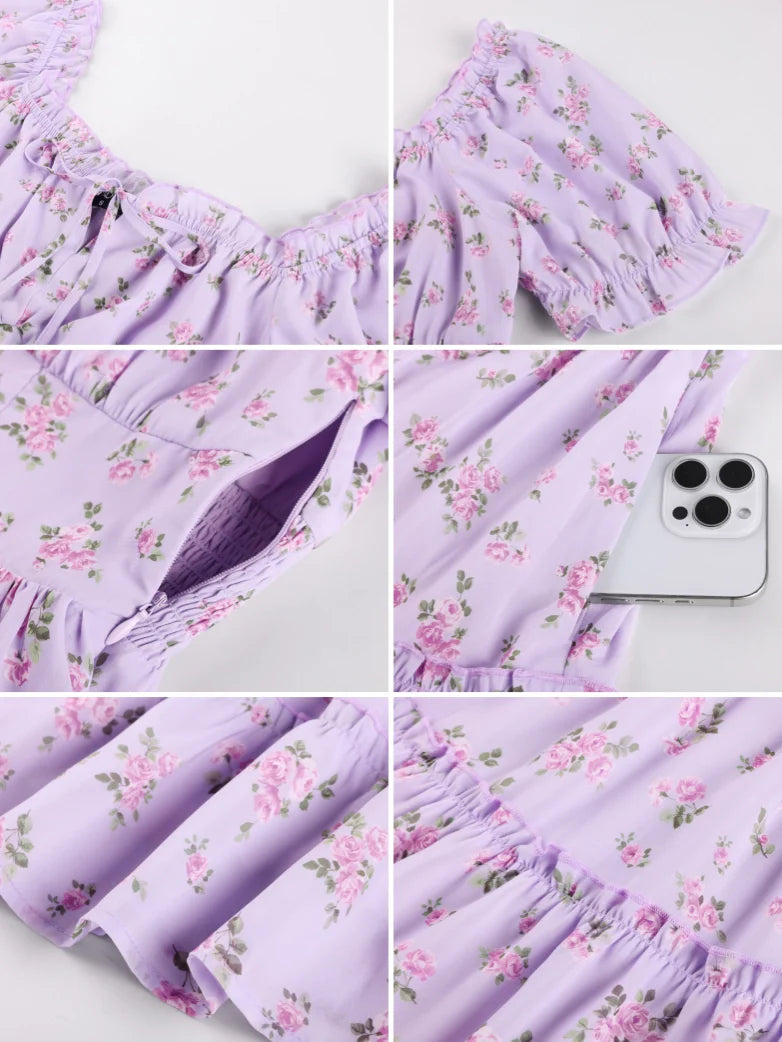 PASCALE™ - Victorian Summer Floral Dress