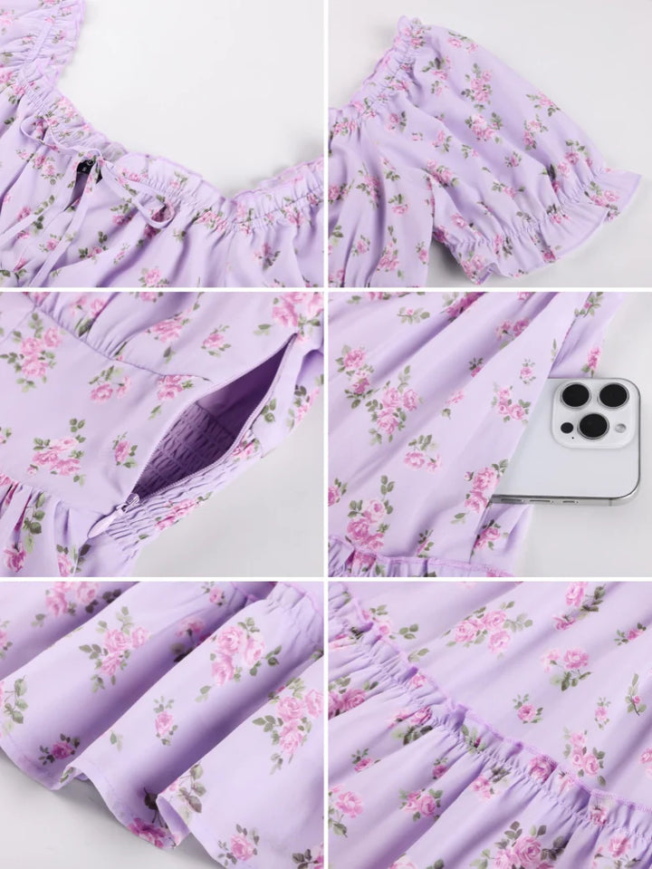 PASCALE™ - Victorian Summer Floral Dress