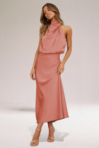 ELARA™ - Elegant Satin Evening Dress