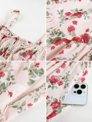 MADELEINE™ - Floral Front-Slit Pocket Dress