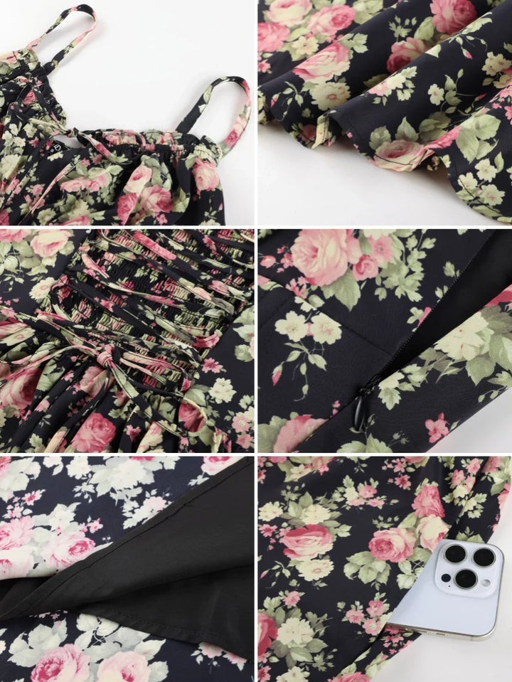 SUZANNE™ - Summer Slit Floral Dress