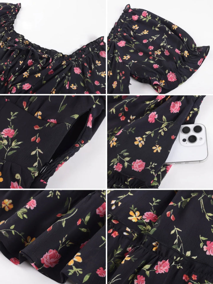 PASCALE™ - Victorian Summer Floral Dress