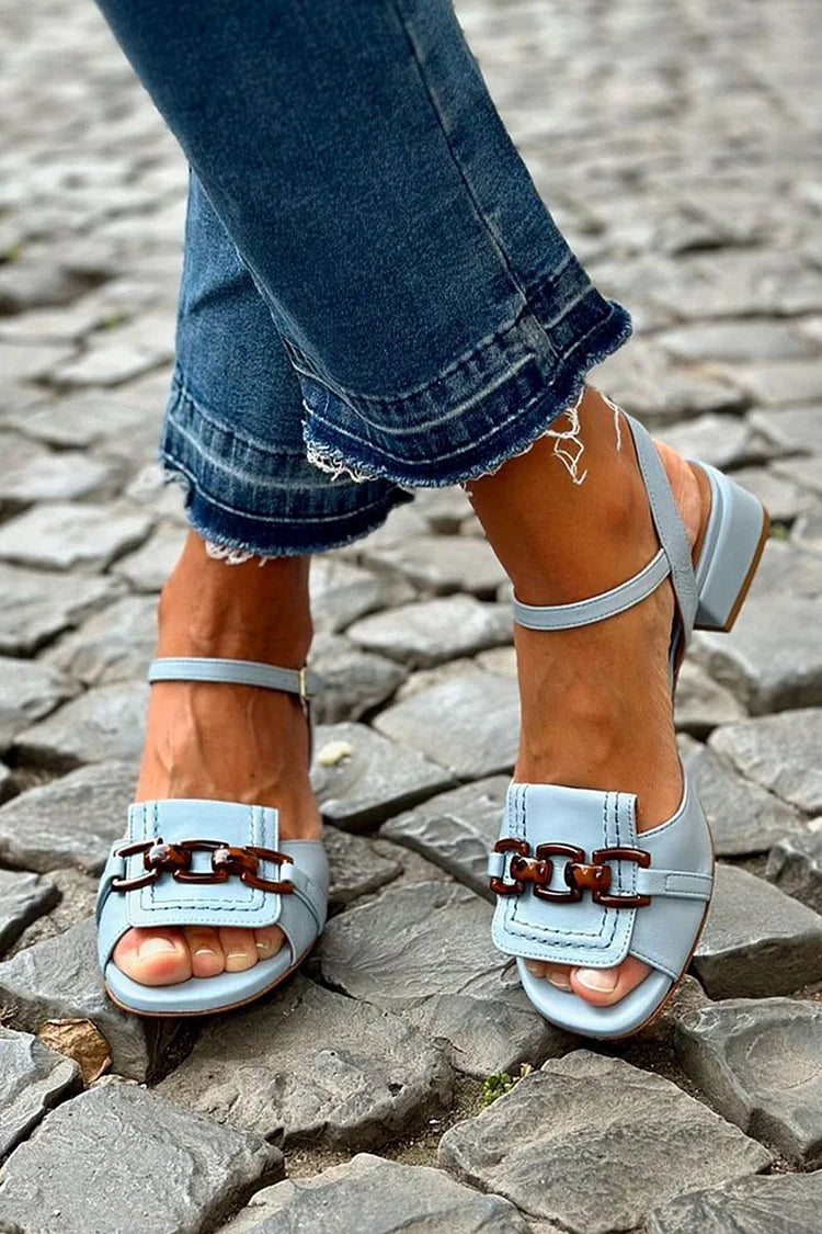 AZZURRA™ - Coastal Elegance Flat Sandals