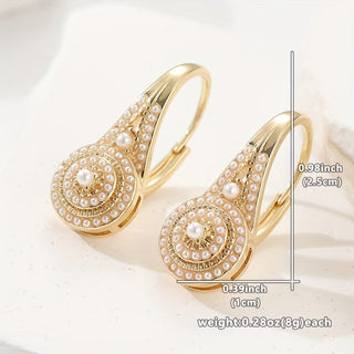 AURELIE - Turquoise Mosaic Bloom Earrings