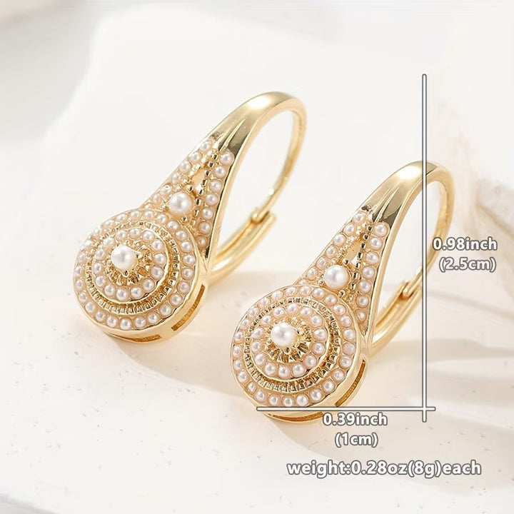 AURELIE - Turquoise Mosaic Bloom Earrings