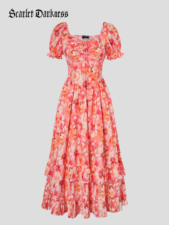 SEVERINE™ - Off-Shoulder Floral Pocket Sundress