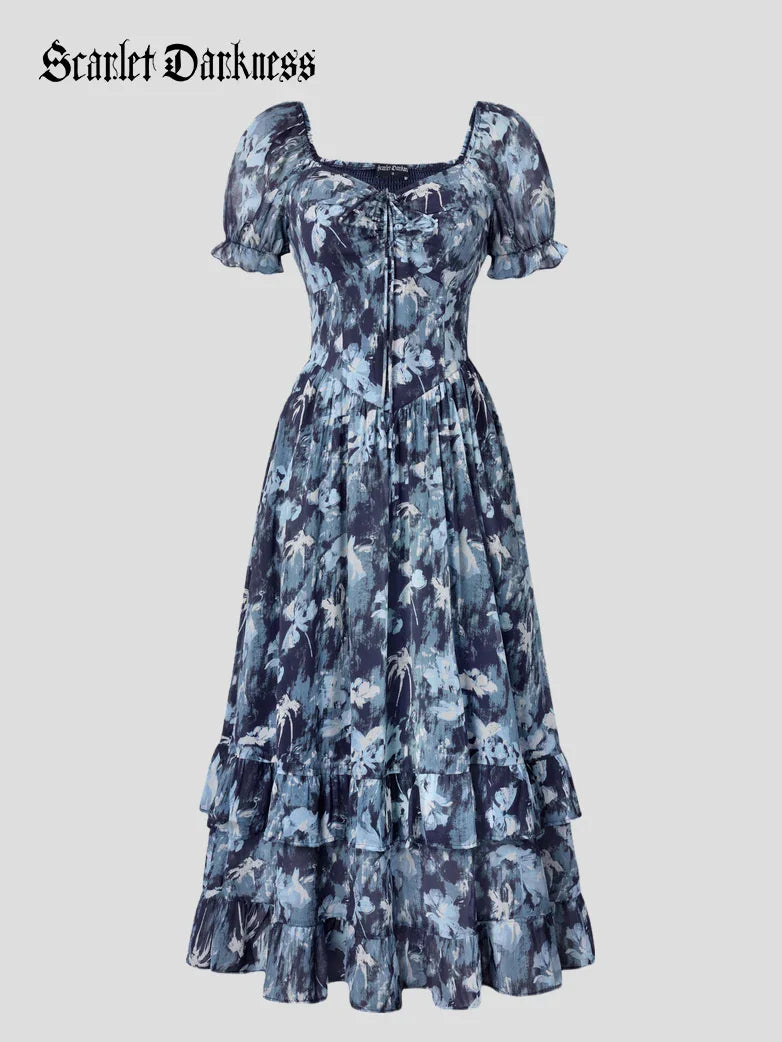 SEVERINE™ - Off-Shoulder Floral Pocket Sundress