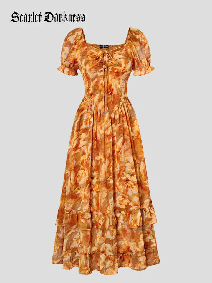 SEVERINE™ - Off-Shoulder Floral Pocket Sundress