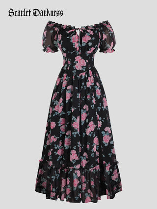 CLARISSE™ - Garden Tea Party Floral Dress