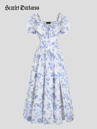 CLARISSE™ - Garden Tea Party Floral Dress