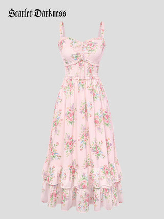 EMELINE™ - Renaissance Chiffon Pocket Dress
