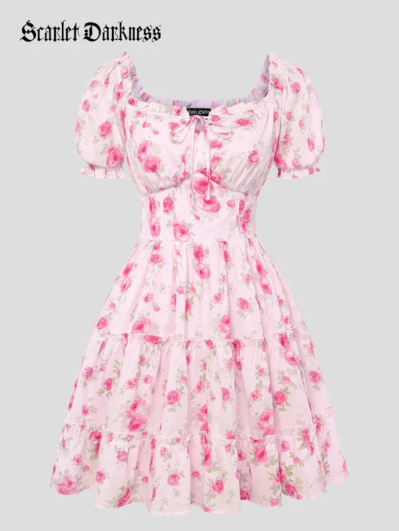 PASCALE™ - Victorian Summer Floral Dress