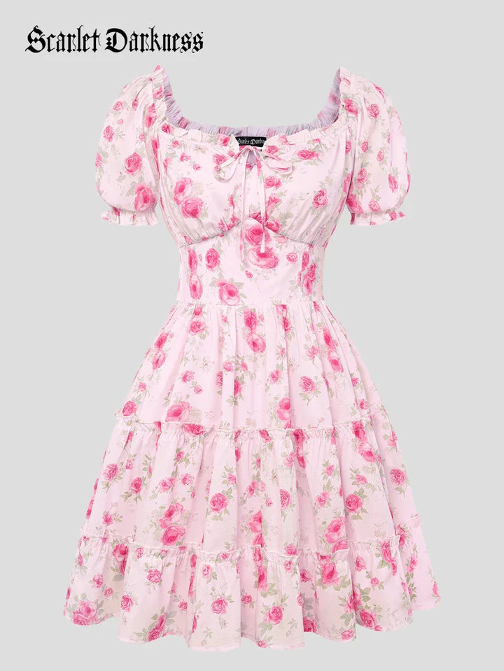 PASCALE™ - Victorian Summer Floral Dress