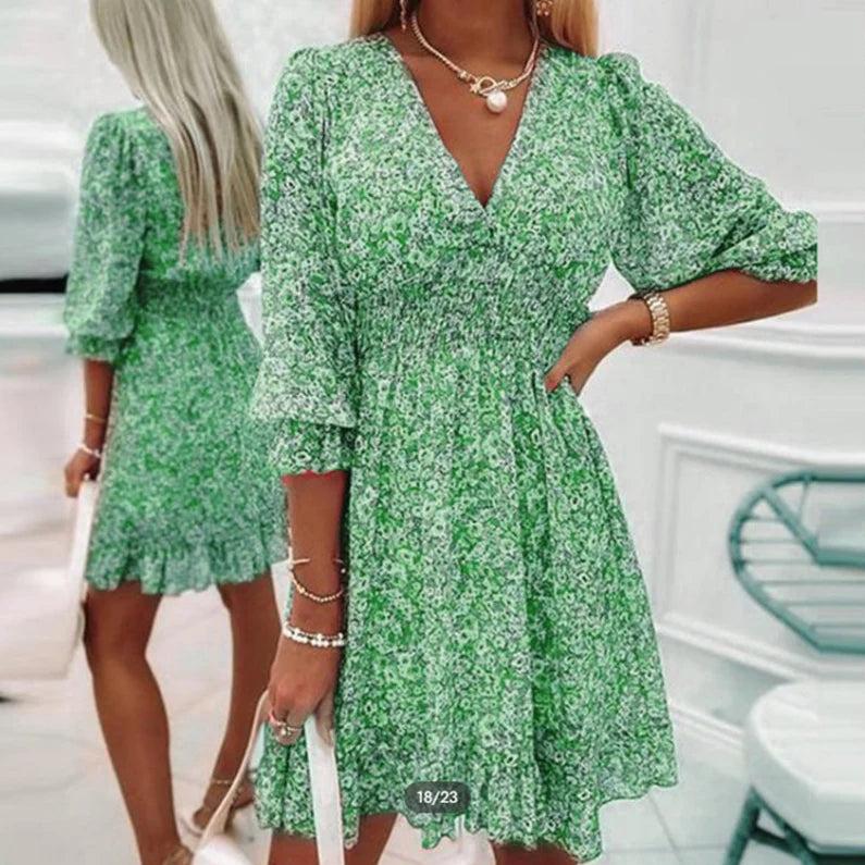 Wren™ - Elegant Floral Dress