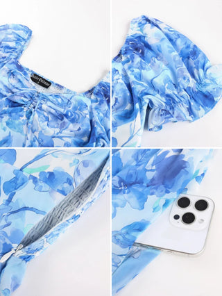 SEVERINE™ - Off-Shoulder Floral Pocket Sundress