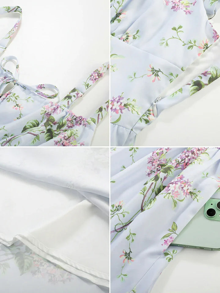 PERRINE™ - Summer Floral Milkmaid Dress