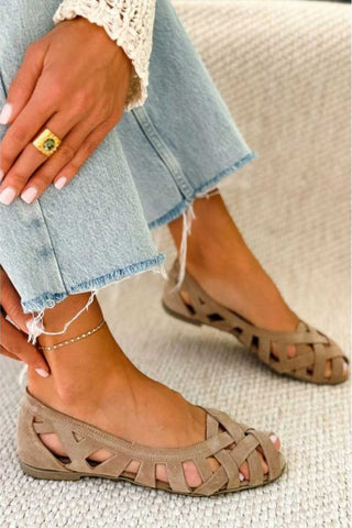 CATERINA™ - Woven Braided Flat Sandals for Summer