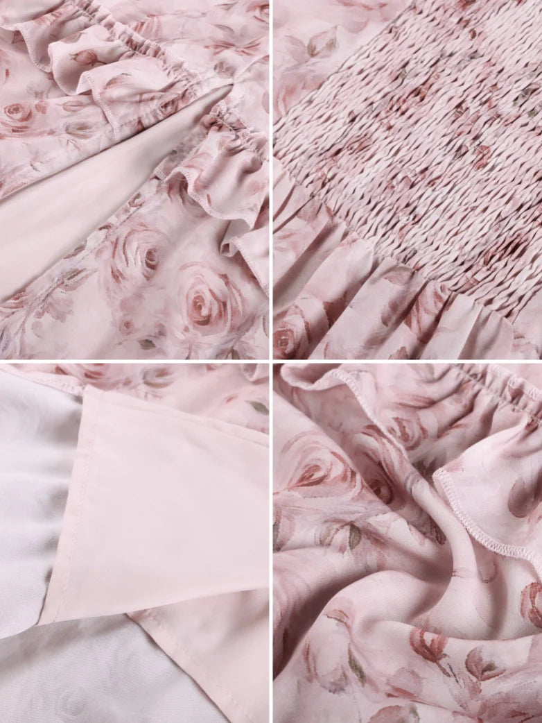 MADELEINE™ - Floral Front-Slit Pocket Dress